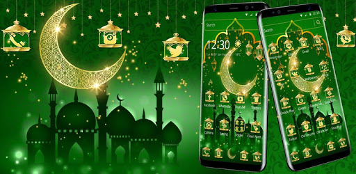Green Moon Star Ramadan Theme pc screenshot Green Moon Star Ramadan Theme pc screenshot
