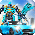 Grand Robot Transformation Tiger : Robot Car icon