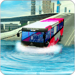 River bus driving tourist bus simulator 2018 icon