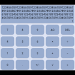 Large number calculator icon