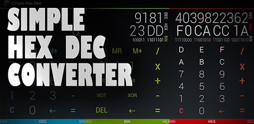 Simple Hex Dec Converter pc screenshot Simple Hex Dec Converter pc screenshot