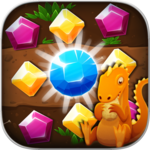 Jewels Jam: Puzzle World Dino icon