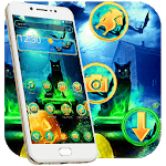 Halloween Black Cat Theme icon