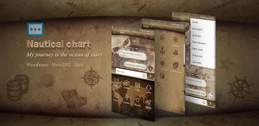 Nautical chart Next SMS skin pc screenshot Nautical chart Next SMS skin pc screenshot