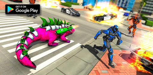 Real Robot Crocodile Simulator- Robot transform pc screenshot