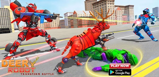 Deer Robot Car Game – Robot Transforming Games pc screenshot