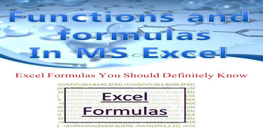 MS-Excel Formulas pc screenshot