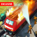 Burning Train Simulator Games for pc icon