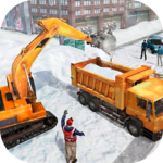 Snow Heavy Excavator Simulator icon