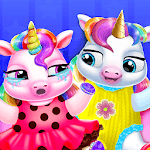 Twin Baby Unicorn Daycare - Care & Dress Up icon