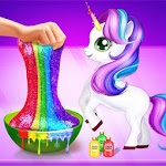 Rainbow Unicorn Slime Maker - Jelly Toy Fun icon