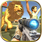 Wild Zoo Animals Hunting City icon