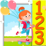1 to 100 number counting game icon