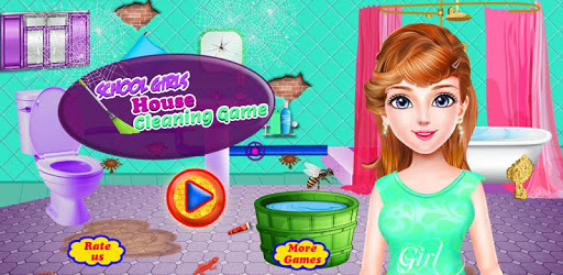 School Girls House Cleaning Games pc screenshot