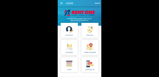 Rent One Customer Portal pc screenshot Rent One Customer Portal pc screenshot