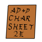 AD&D 2e Character Sheet for pc icon