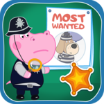 Kids Policeman games: Hippo Detective icon