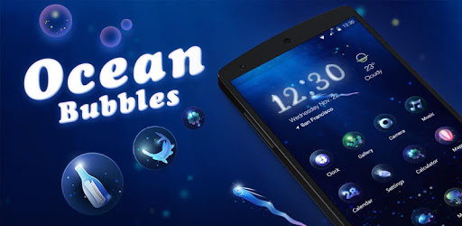 Ocean Bubbles Hola Theme pc screenshot Ocean Bubbles Hola Theme pc screenshot