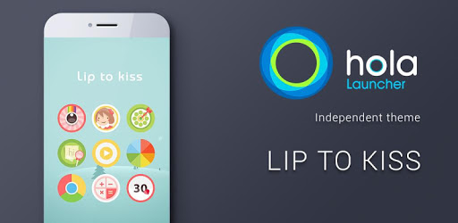 Lip Kiss Hola Launcher Theme pc screenshot Lip Kiss Hola Launcher Theme pc screenshot