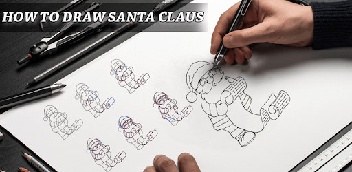 How to draw Christmas 2019 - Draw Santa Claus pc screenshot How to draw Christmas 2019 - Draw Santa Claus pc screenshot
