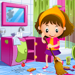 Princess Doll House Cleaning Game for Girls icon