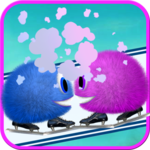 Fluffy ball crash icon