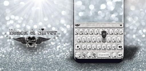 Black Silver Keyboard Cool Theme pc screenshot Black Silver Keyboard Cool Theme pc screenshot