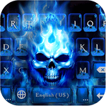 Flaming Skull Keyboard Theme icon