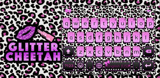 Glitter Cheetah Kika Keyboard pc screenshot