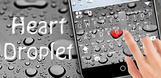 Droplet Love Keyboard Theme pc screenshot Droplet Love Keyboard Theme pc screenshot