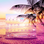 Sunset Beach Kika Keyboard icon