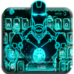 Ai Robot Neon Keyboard Theme icon