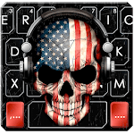 America Dj Skull Keyboard Theme icon