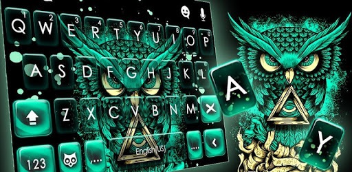 Angry Owl Art Keyboard Theme pc screenshot Angry Owl Art Keyboard Theme pc screenshot