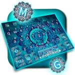 Blue Galaxy Mandala Keyboard Theme icon