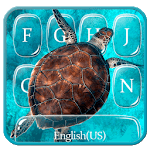 Blue Sea Turtle Keyboard Theme icon