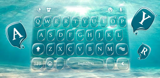Blue Sunshine Water Keyboard Theme pc screenshot Blue Sunshine Water Keyboard Theme pc screenshot