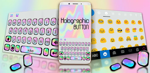 Colorful Holographic Keyboard Theme pc screenshot Colorful Holographic Keyboard Theme pc screenshot
