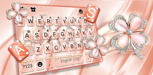 Coral Luxury Clover Keyboard Theme pc screenshot Coral Luxury Clover Keyboard Theme pc screenshot