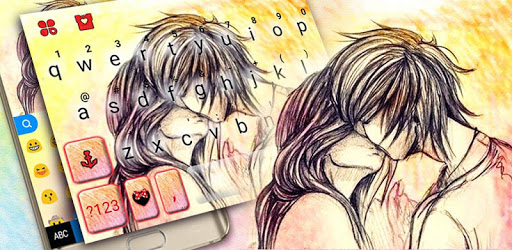Couple Kiss Keyboard Theme pc screenshot Couple Kiss Keyboard Theme pc screenshot