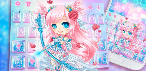 Cupid Pretty Girl Keyboard Theme pc screenshot Cupid Pretty Girl Keyboard Theme pc screenshot