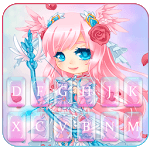 Cupid Pretty Girl Keyboard Theme icon