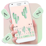 Cute Cartoon Cactus Keyboard Theme icon