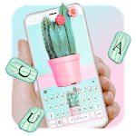 Cute Colorful Cactus Keyboard Theme icon