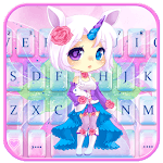 Cuteness Unicorn Fairy Keyboard Theme icon