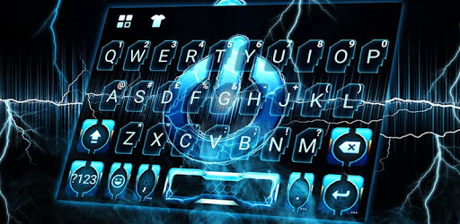 Electric Lightning Power Keyboard Theme pc screenshot