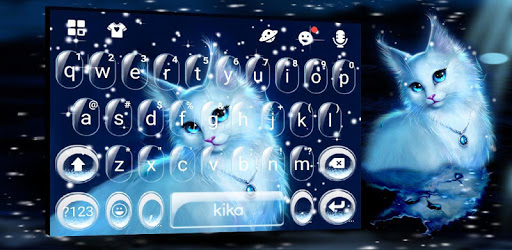 Elegant Kitty Night Keyboard Theme pc screenshot Elegant Kitty Night Keyboard Theme pc screenshot