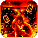 Flaming Fire Battle Keyboard Theme icon