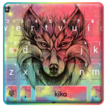 Galaxy Drawing Wolf Keyboard Theme icon