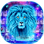 Galaxy Neon Lion Keyboard Theme icon